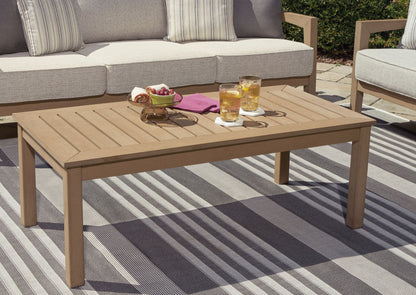 Hallow Creek - Rectangular Cocktail Table - Driftwood