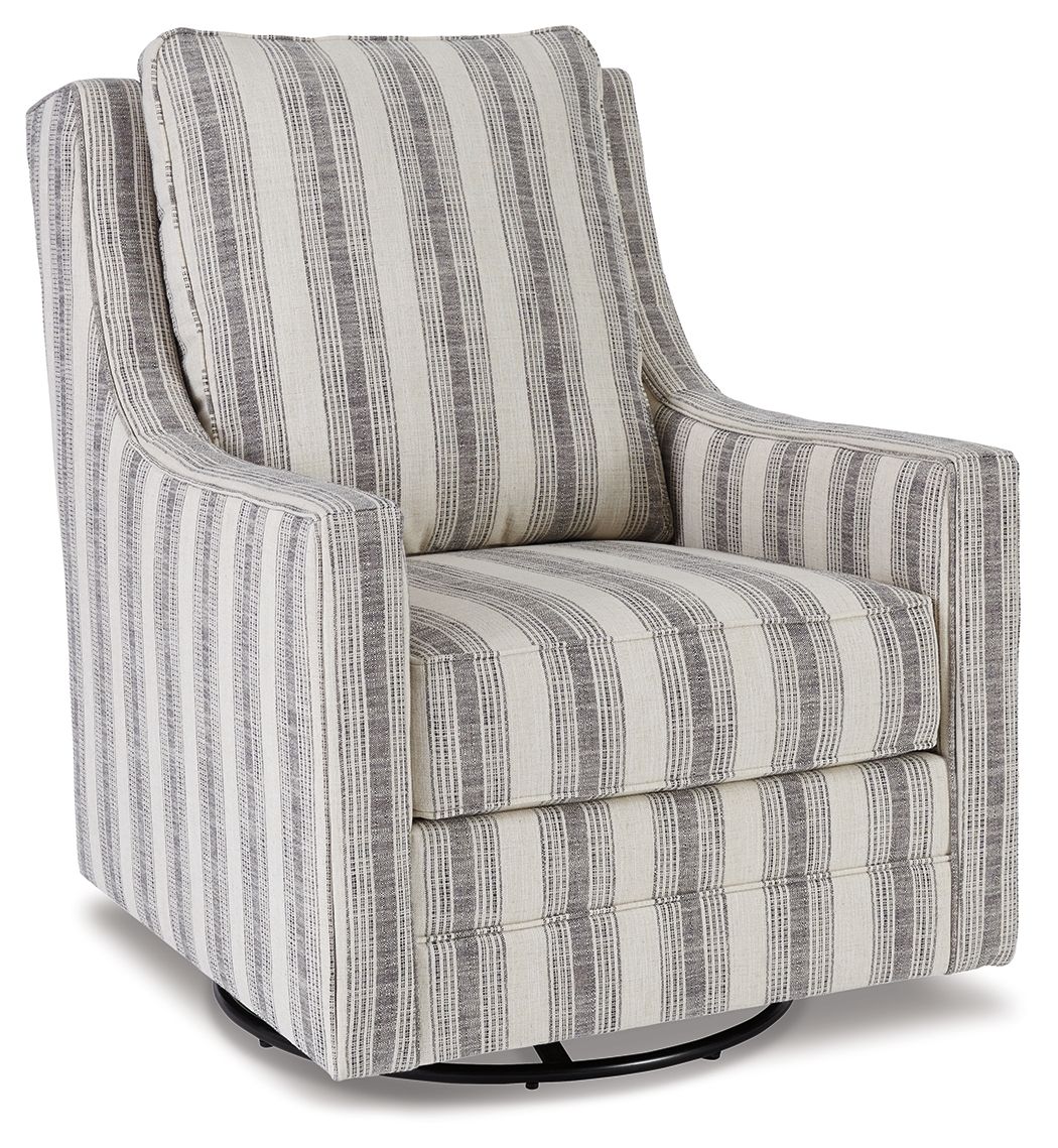 Kambria - Swivel Glider Accent Chair, product view