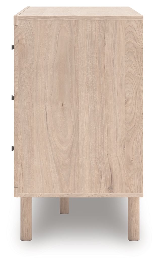Arloster - Six Drawer Dresser, alternate view 8 with wood construction