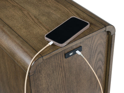 Jensworth - Accent Table - Brown, alternate view 4 with engineered wood