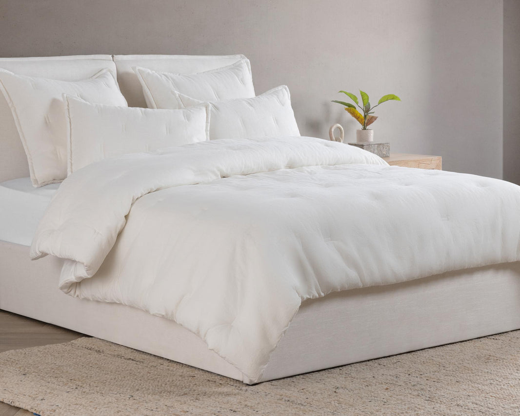 Talia - Comforter Set, alternate view 4 with linen fabric