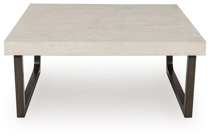Westenfort - Occasional Table Set (Set of 2) - Espresso / Gray, alternate view 3 with wood construction
