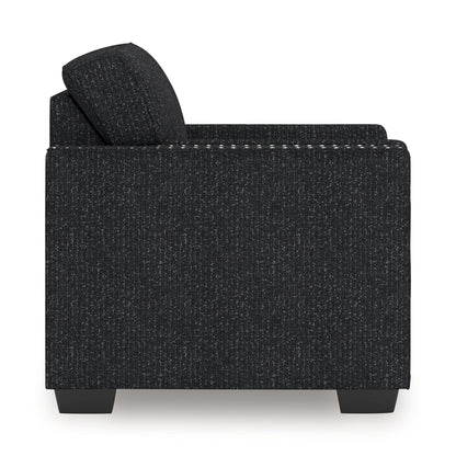 Jasmine Peaks - Chair - Coal, alternate view 4 with polyester fabric