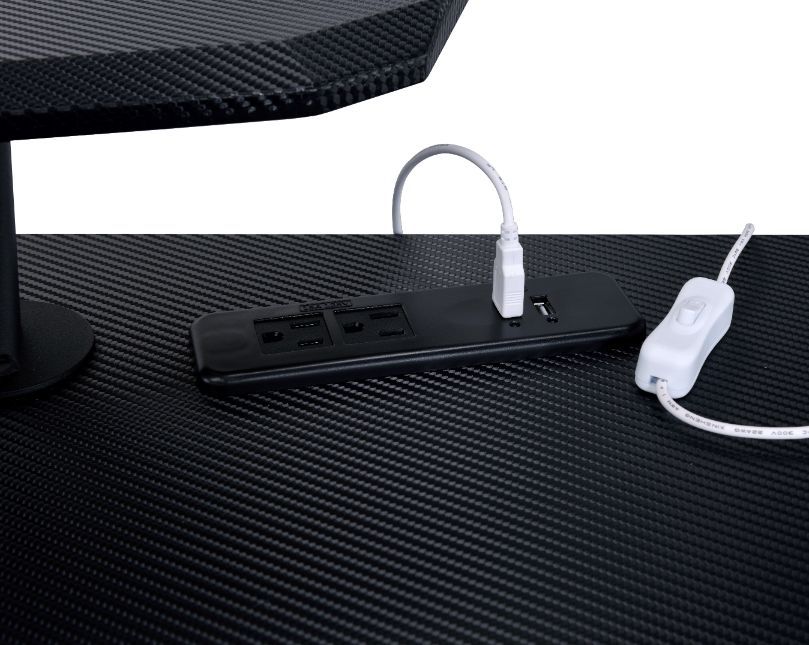 Vildre - Gaming Table w/USB Port, alternate view 7 with metal