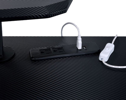 Vildre - Gaming Table w/USB Port, alternate view 7 with metal