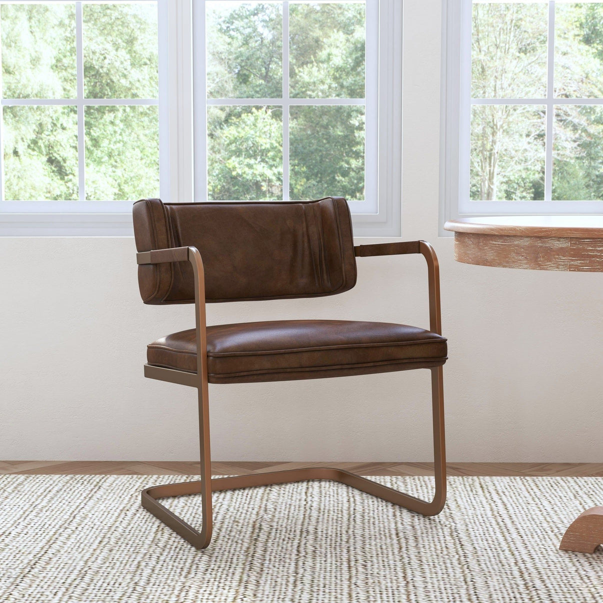 Fonda - Dining Chair, alternate view 12 with top-grain leather