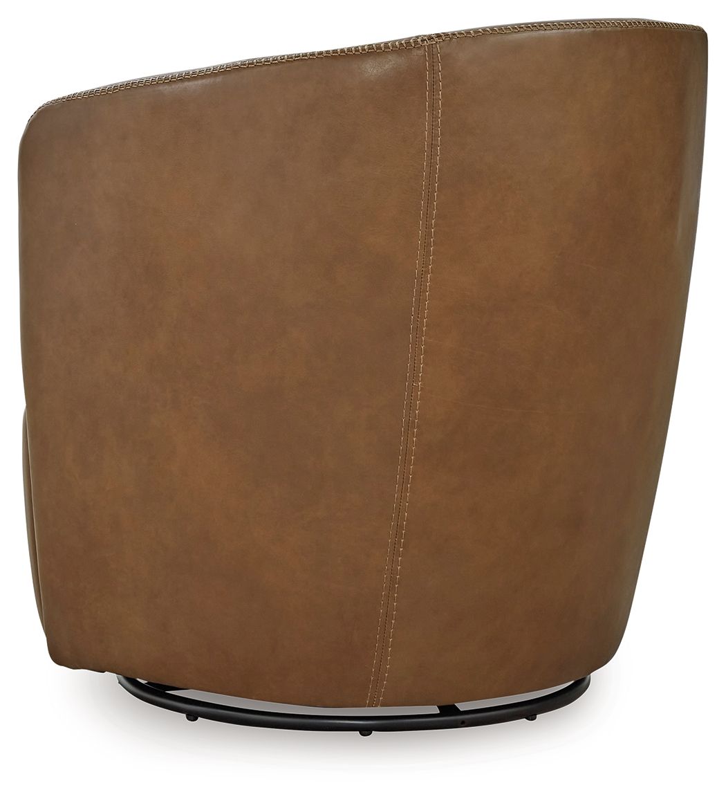 Kierreys - Swivel Chair, alternate view 15 with leather upholstery