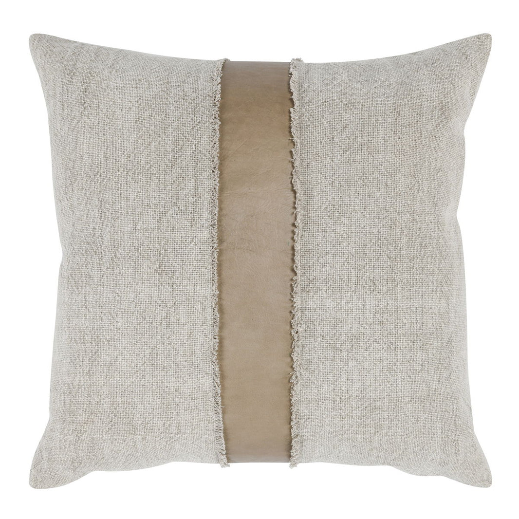 Steam - Pillow, product view with leather upholstery
