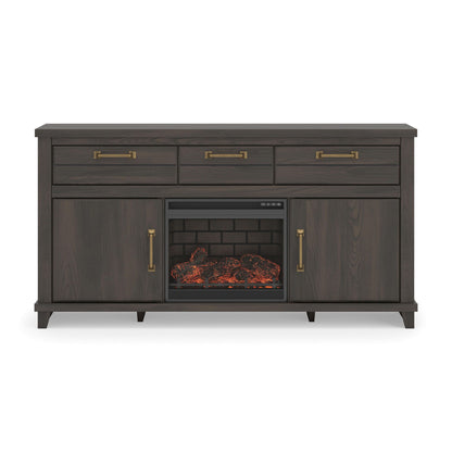 Brazen Valley - TV Stand With Fireplace Option