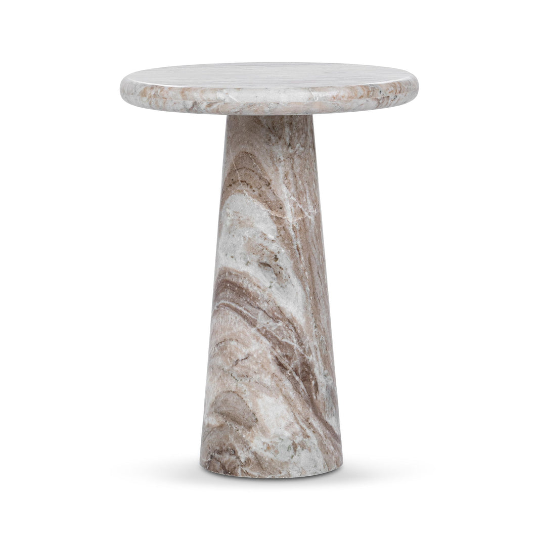 Huxley - Marble Round Accent Table, alternate view 2