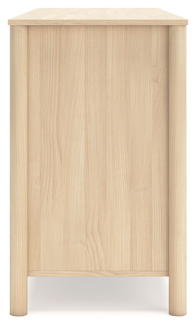 Cabinella - Six Drawer Dresser - Tan, alternate view 4 with engineered wood