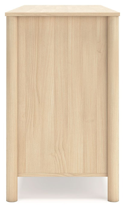 Cabinella - Six Drawer Dresser - Tan, alternate view 4 with engineered wood
