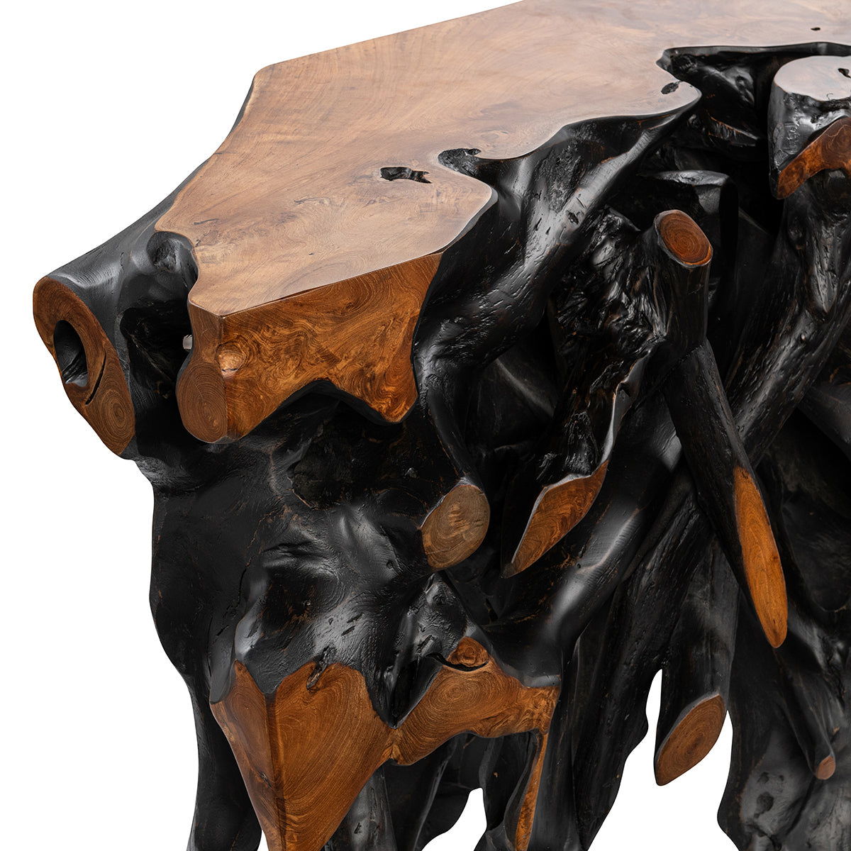 Cypress - Root Console Table, alternate view 14 with wood construction