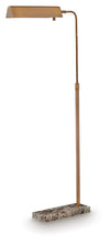 Yafe - Metal Lamp, product view with marble