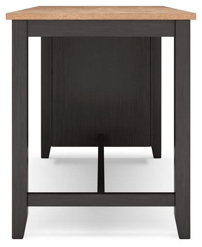 Gesthaven - Rectangular Dining Room Counter Table, alternate view 15 with wood construction