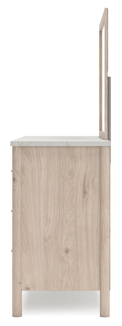 Cadmori - Six Drawer Dresser, alternate view 10 with marble