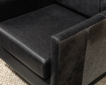 Lathe - Leather/Hide Accent Chair, alternate view 9