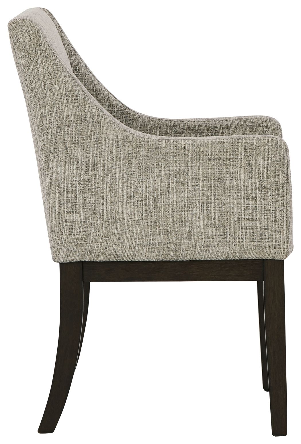 Burkhaus - Dining UPH Arm Chair (Set of 2) - Beige / Dark Brown, alternate view 5 with polyester fabric
