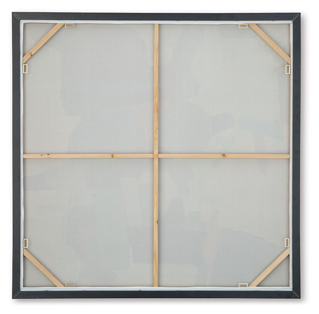 Wynburn - Wall Art - White / Blue / Green
