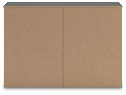 Fraluna - Six Drawer Dresser - Charcoal, alternate view 2 with linen fabric