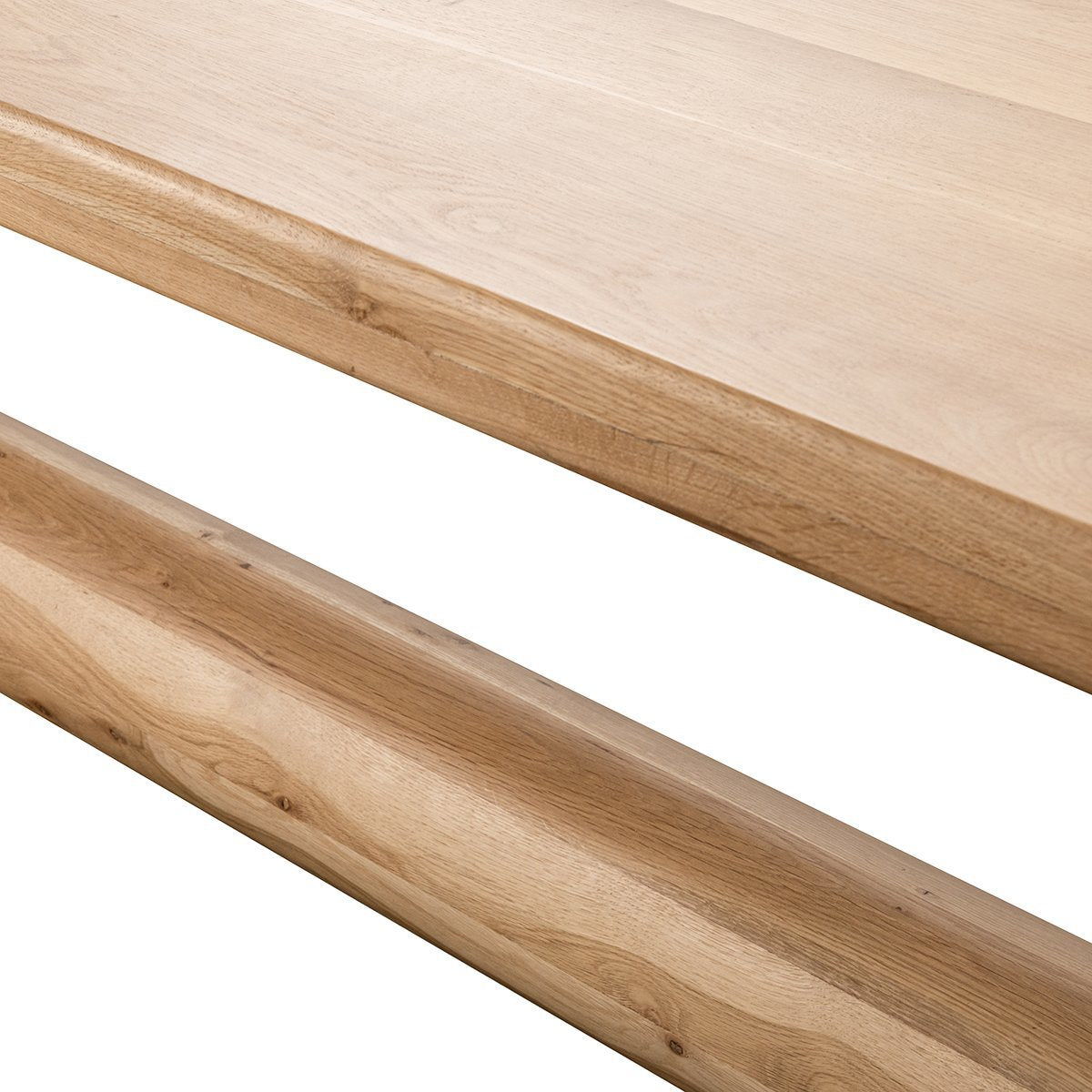 Foundation - Gathering Table - Light Oak, alternate view 4 with wood construction