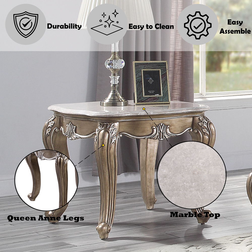 Elozzol - Table, alternate view 6 with marble