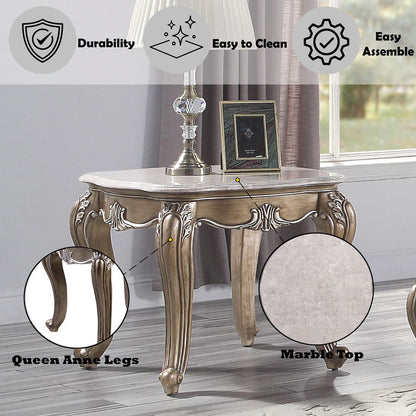 Elozzol - Table, alternate view 6 with marble
