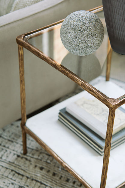Ryandale - Accent Table, alternate view 5 with marble