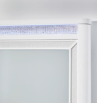 Chalanna - Dresser And Mirror - White, alternate view 5 with solid wood