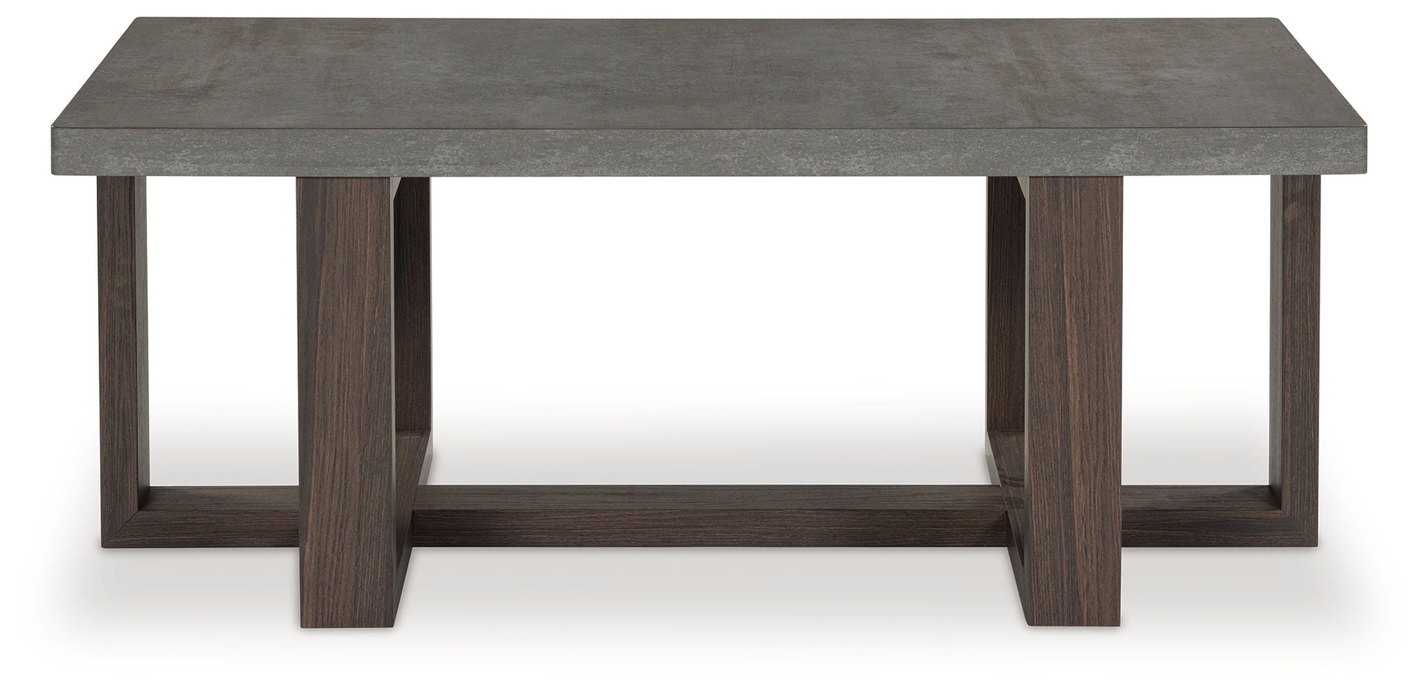 Dynnford - Occasional Table Set (Set of 3) - Gray / Brown, alternate view 6 with wood construction