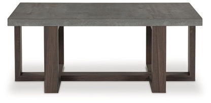 Dynnford - Occasional Table Set (Set of 3) - Gray / Brown, alternate view 6 with wood construction