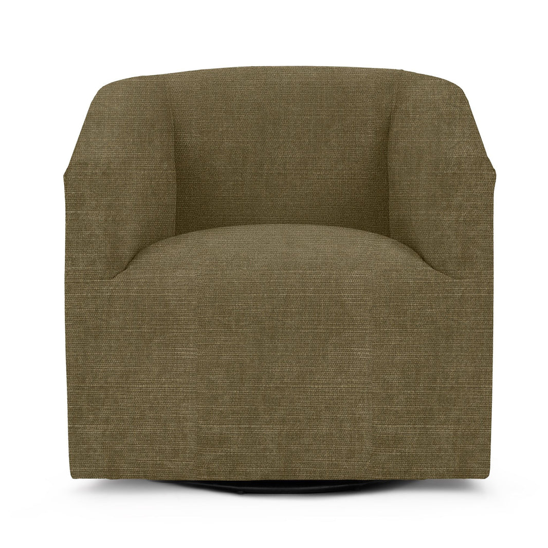 Vernon - Swivel Chair, alternate view 13 with top-grain leather