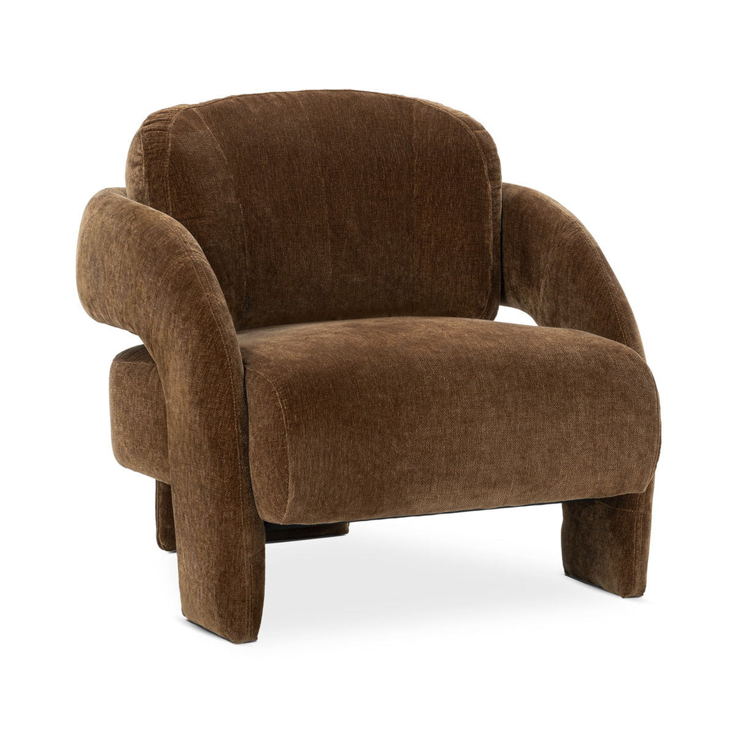 Salino - Upholstered Lounge Chair, product view with polyester fabric