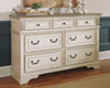 Realyn - Dresser, alternate view 2 with wood construction