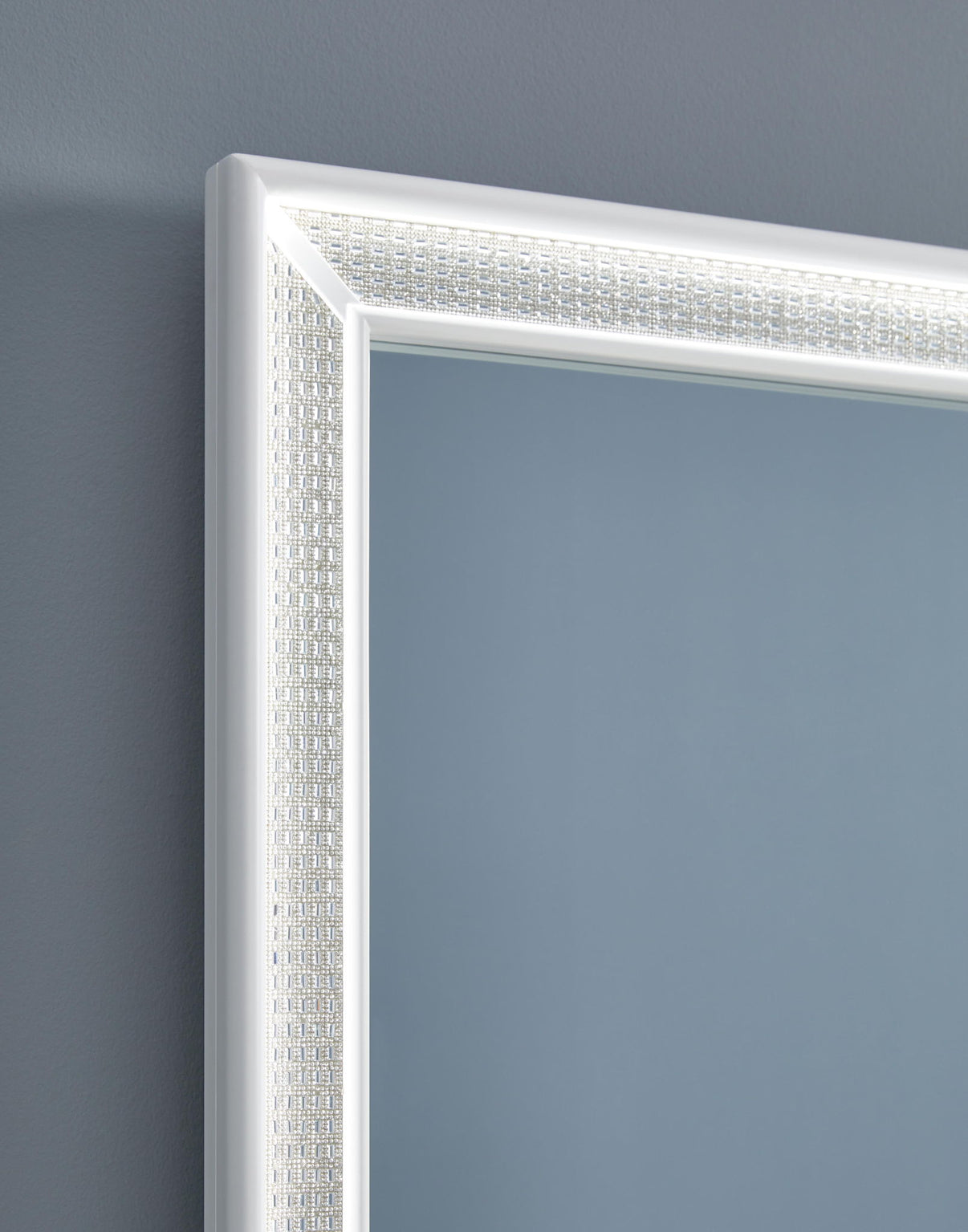Chalanna - Vanity With Mirror - White, alternate view 5 with solid wood