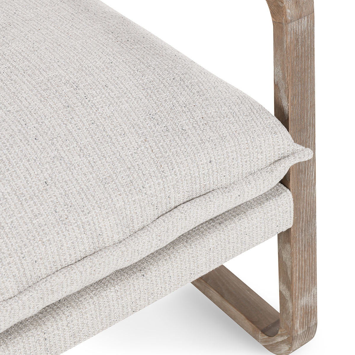 Mariah - Accent Chair - Natural, alternate view 4 with linen fabric