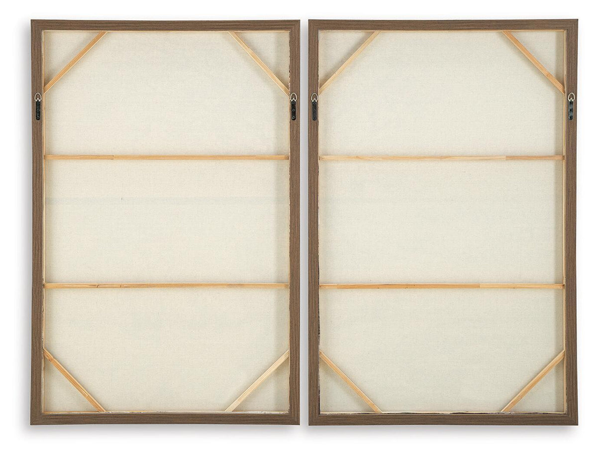 Stormish Wall Art Set (Set of 2) Beige / Brown, gallery image 3