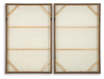 Stormish Wall Art Set (Set of 2) Beige / Brown, gallery image 3