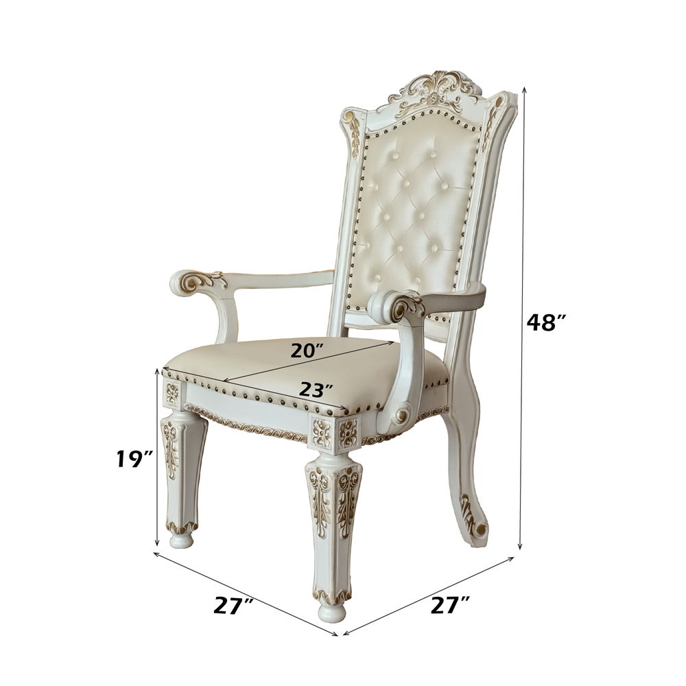 Vendome - Arm Chair, alternate view 7 with leather upholstery