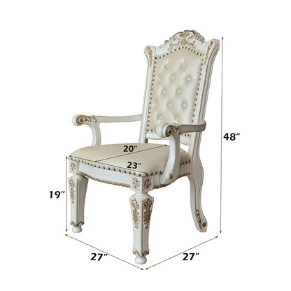 Vendome - Arm Chair, alternate view 7 with leather upholstery