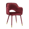 Applewood - Accent Chair, product view with velvet upholstery
