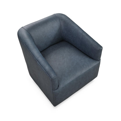 Vernon - Swivel Chair, alternate view 48 with top-grain leather