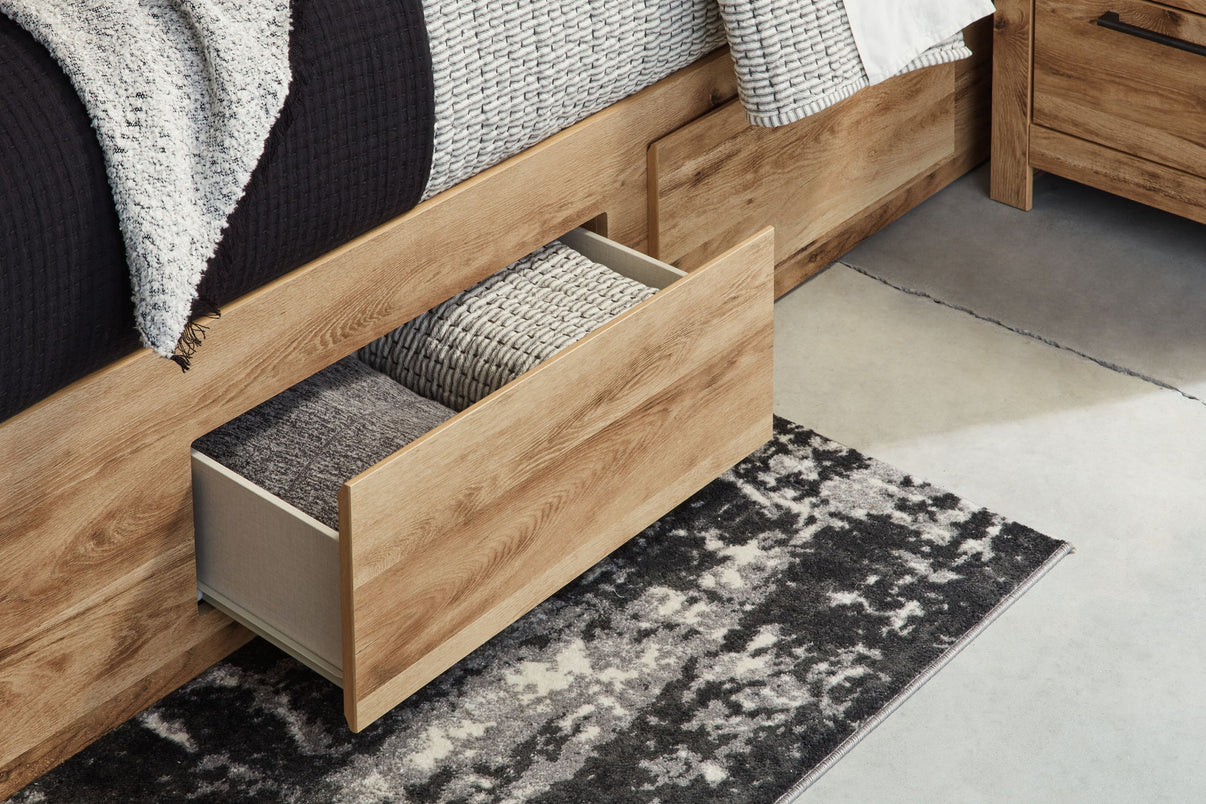 Hyanna - Storage Bed, alternate view 20 with linen fabric