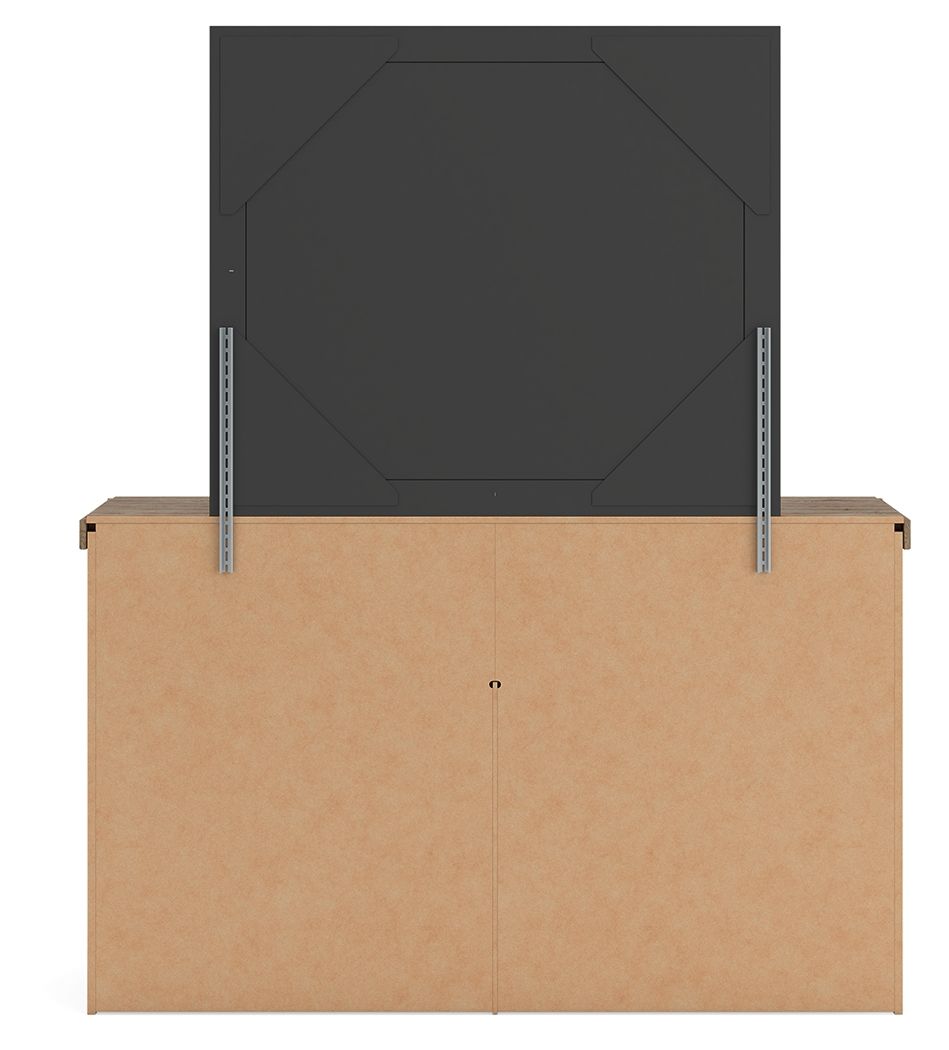Oliandon - Dresser, alternate view 6 with wood construction