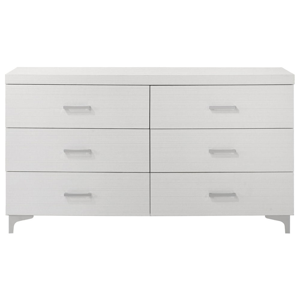 Casilda - Dresser - White, alternate view 5 with metal