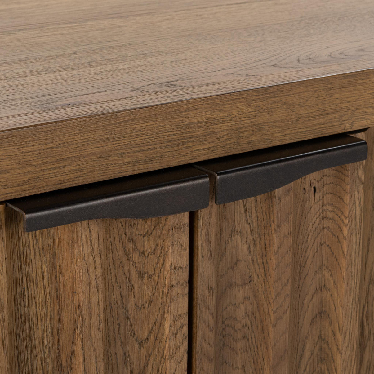 Labelle - 4 Door Buffet - Tan Oak, alternate view 4 with wood construction