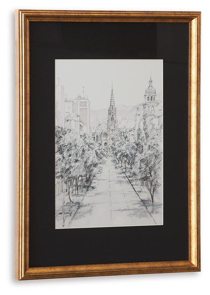 Lemmill Wall Art Black / White, gallery image 3
