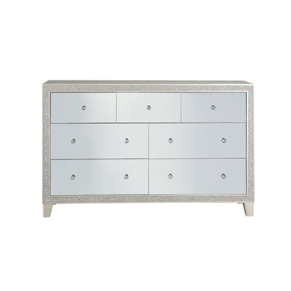Sliverfluff - Dresser - Mirrored & Champagne, alternate view 3 with wood construction
