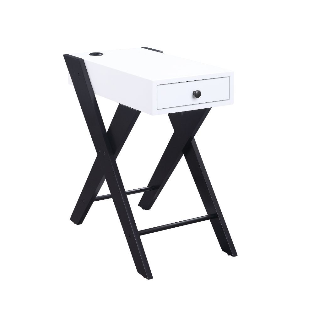 Fierce - Accent Table (USB Charging Dock), alternate view 2 with wood construction