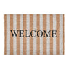 Doormats - Striped Welcome Doormat